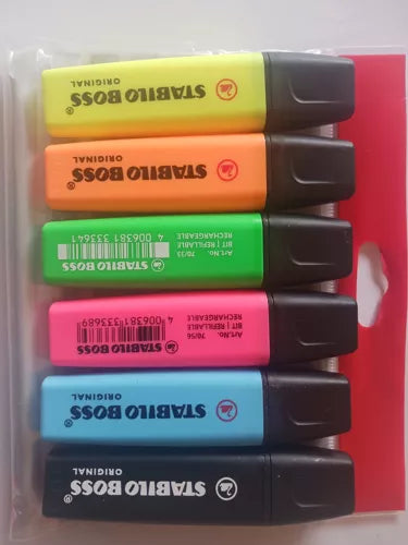 Set 6 surligneurs Stabilo Boss Original — Occasion