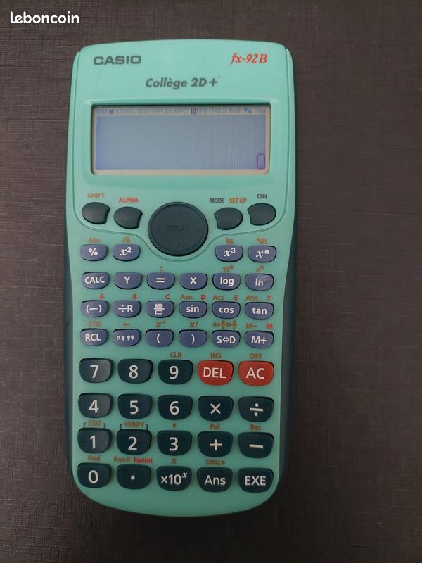 Calculatrice Casio FX-92B College — Occasion