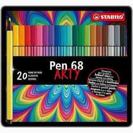 Set 20 feutres Stabilo Pen 68 — Occasion